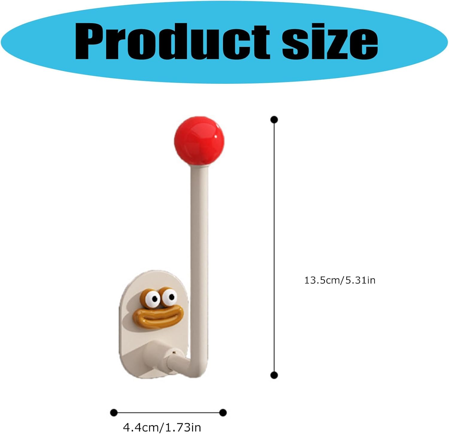 Multipurpose Colorful Cartoon Wall Hooks