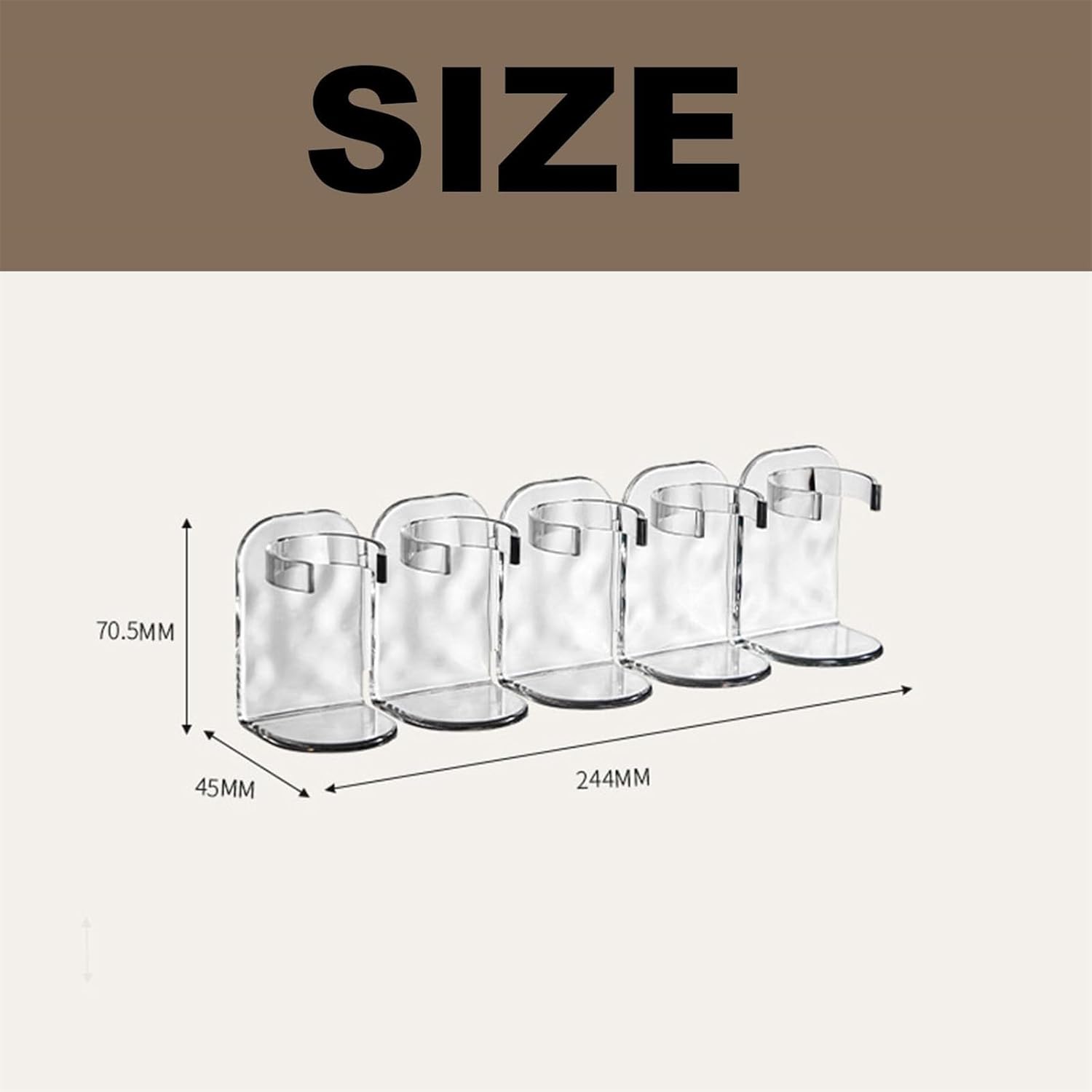 Punch-Free Transparent Storage Organizer