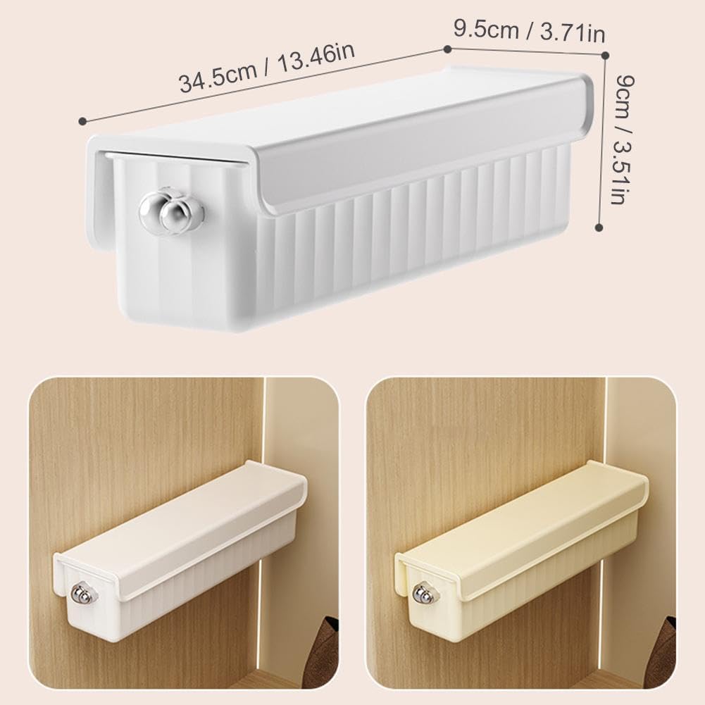 ClosetEase 6-Compartment Wall-Mount Drawer Organizer