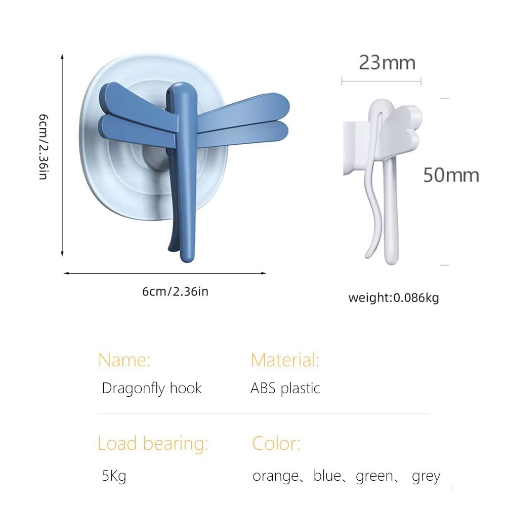 3-in-1 Dragonfly Adhesive Wall Hooks