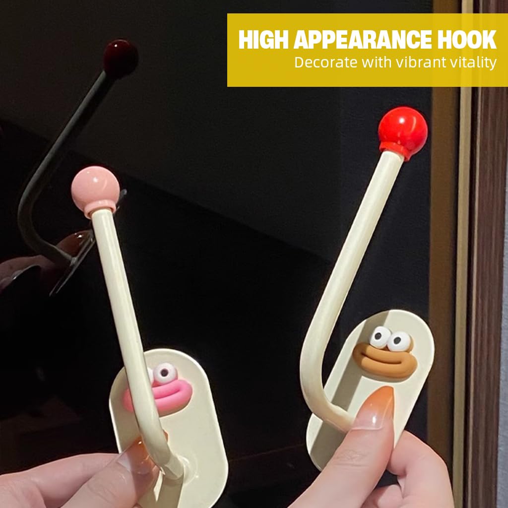 Multipurpose Colorful Cartoon Wall Hooks