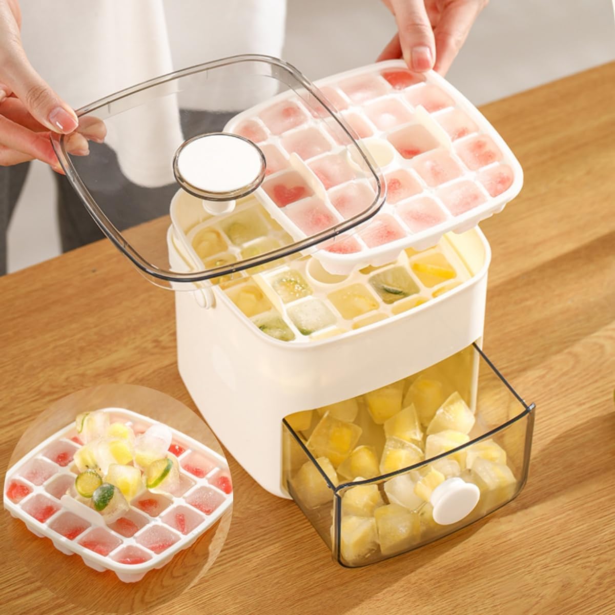 OnePress 48-Cube Ice Pop Box