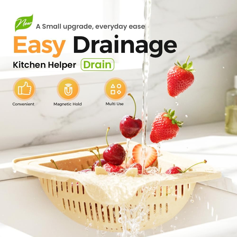 CornerBuddy Magnetic Drain Filter Basket (Random Color)