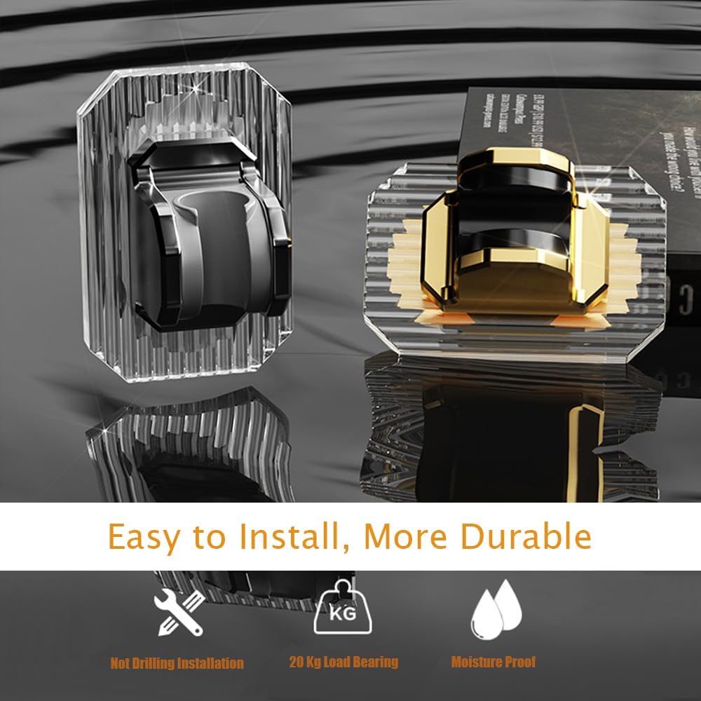 Self-Adhesive Adjustable Acrylic Shower Holder