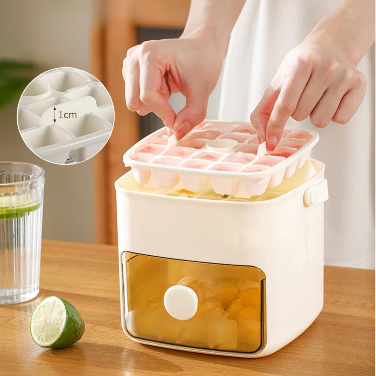 OnePress 48-Cube Ice Pop Box
