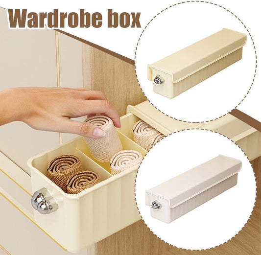 ClosetEase 6-Compartment Wall-Mount Drawer Organizer