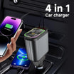 StarCharge Ultra Fast 4-in-1 Retractable Car Charger | 66W + Starlight Projection