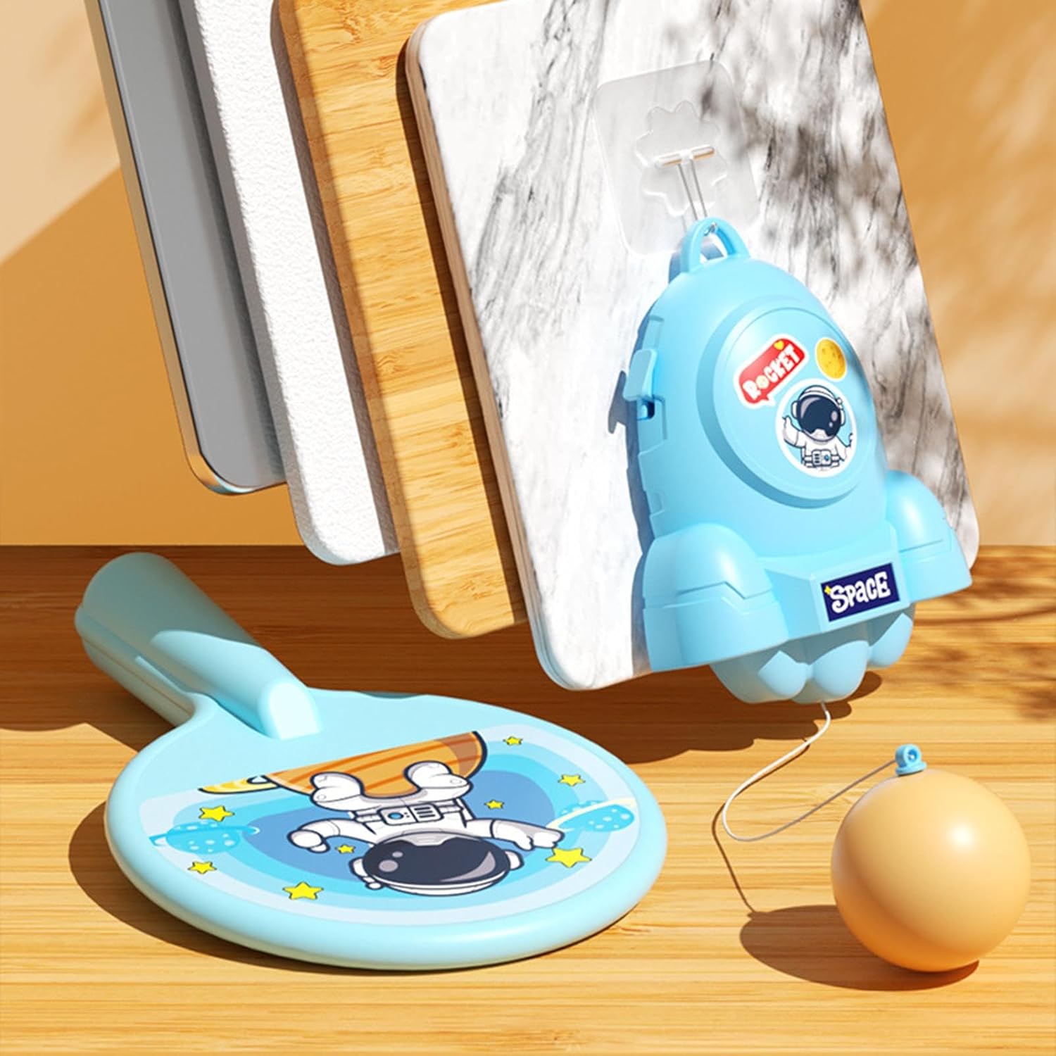 Multifunctional Hanging Table Tennis Trainer Set for Kids