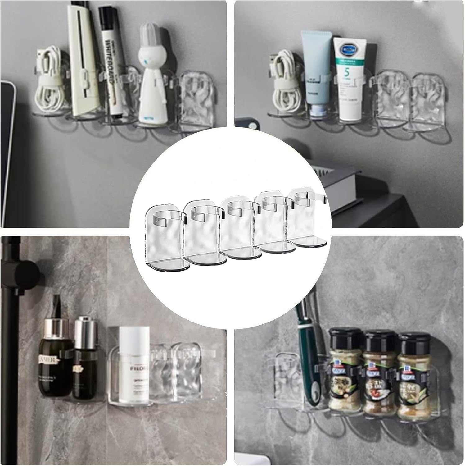 Punch-Free Transparent Storage Organizer