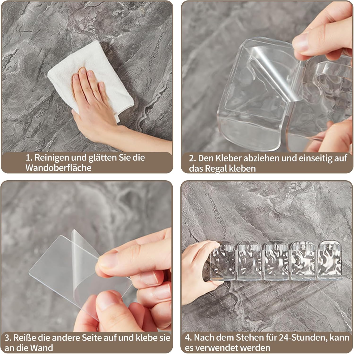 Punch-Free Transparent Storage Organizer