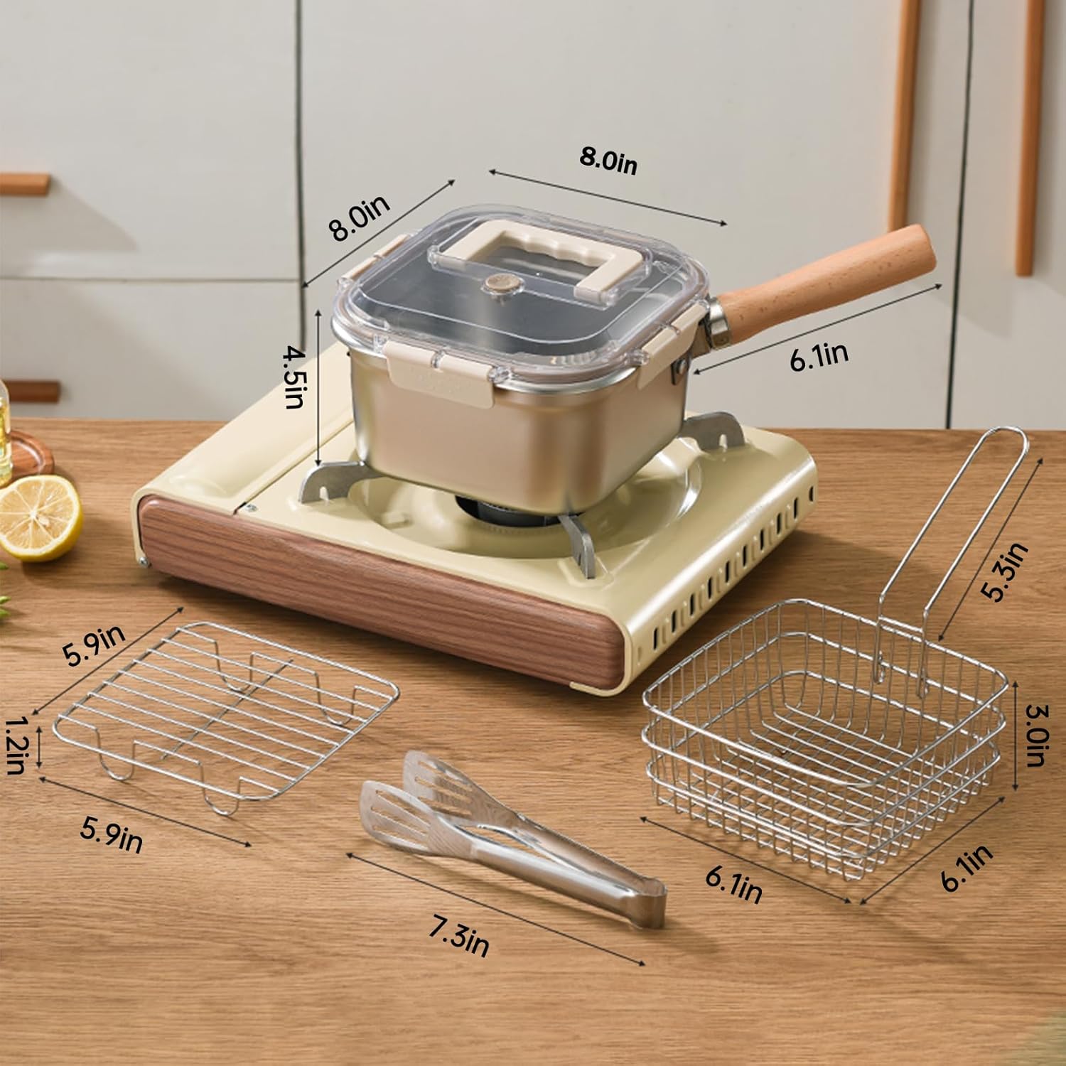 MultiCook Tri-Function Kitchen Fryer Set
