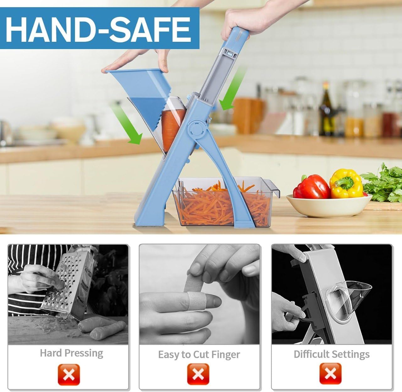SlicePro All-in-One Vegetable Chopper & Mandolin Slicer