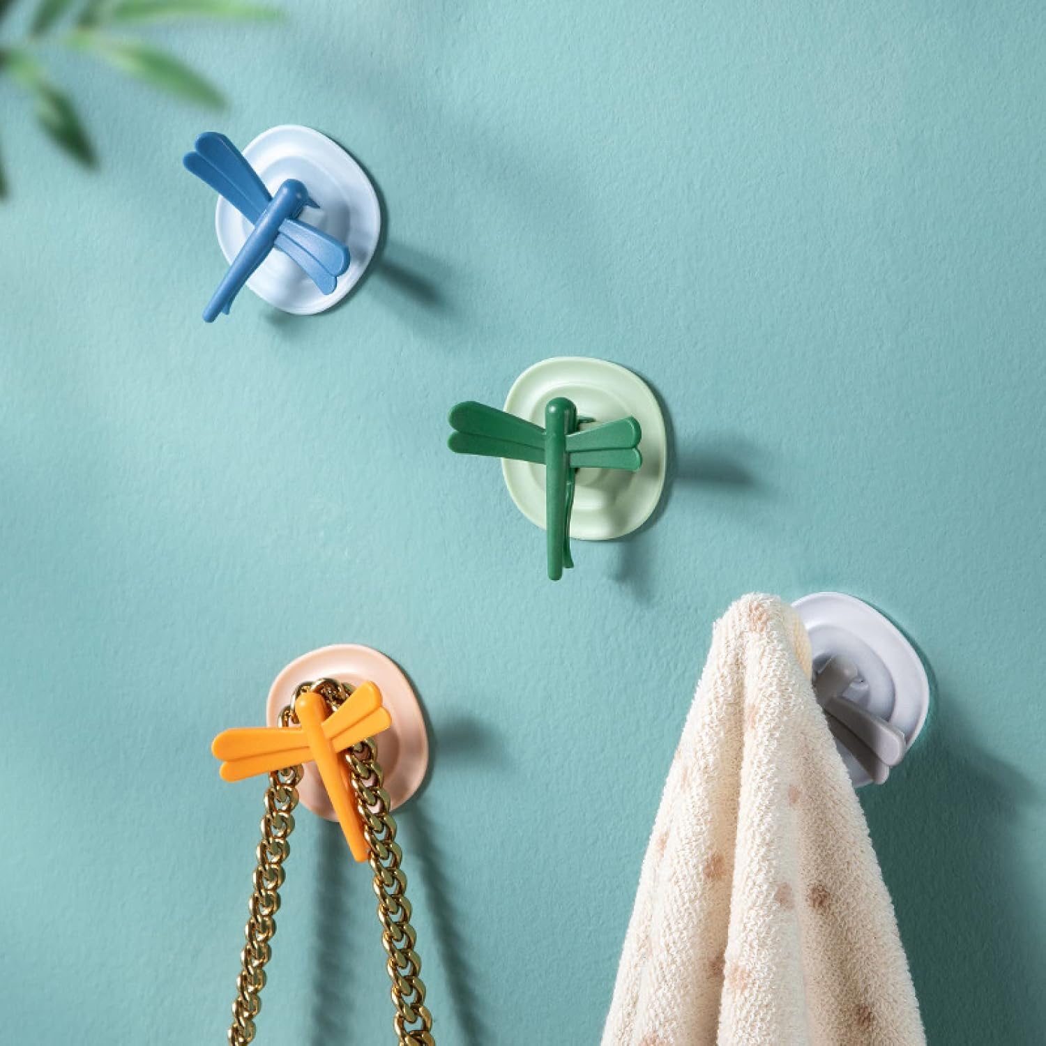 3-in-1 Dragonfly Adhesive Wall Hooks