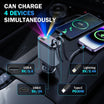 StarCharge Ultra Fast 4-in-1 Retractable Car Charger | 66W + Starlight Projection
