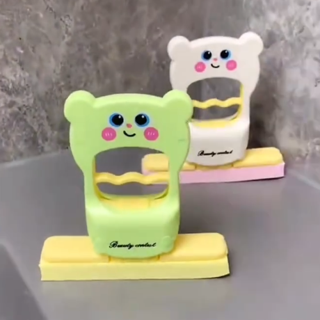 CleanMate Cute Cartoon Foldable Mop for Easy Wet and Dry Cleanup