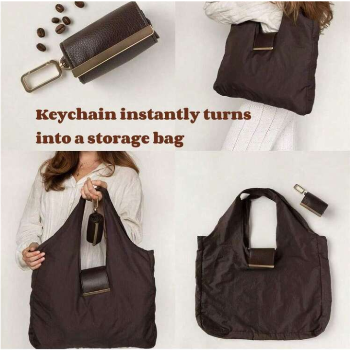 EasyTote Foldable Keychain Shopping Bag
