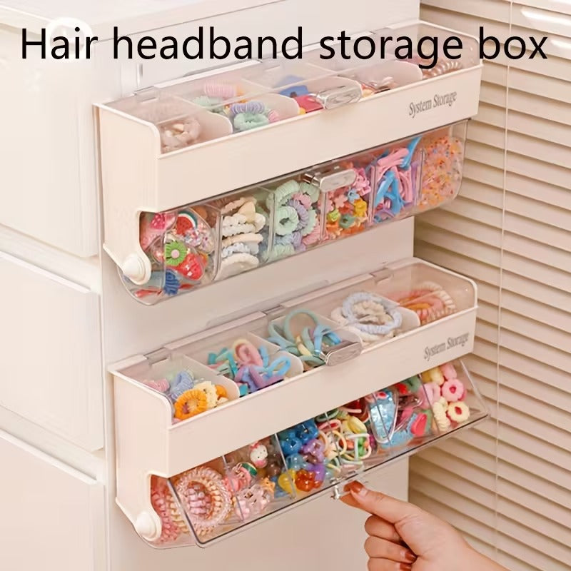 LuxeStack Wall-Mounted Multi-Compartment Organizer