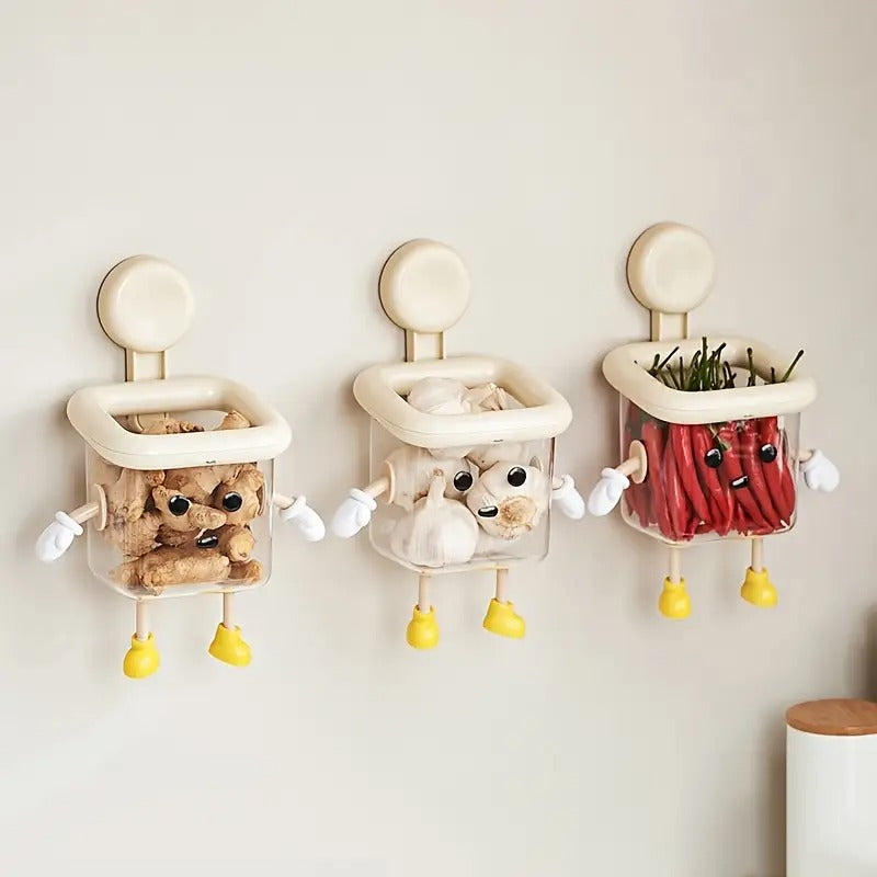 Cute Multipurpose Wall-Mount Storage Organizer