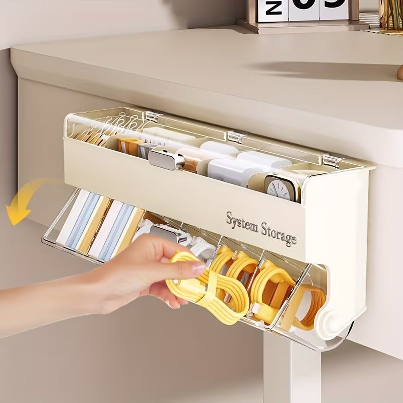 LuxeStack Wall-Mounted Multi-Compartment Organizer