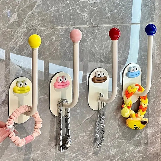 Multipurpose Colorful Cartoon Wall Hooks