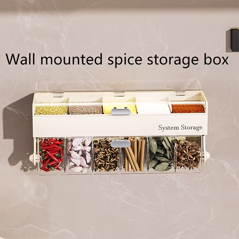 LuxeStack Wall-Mounted Multi-Compartment Organizer