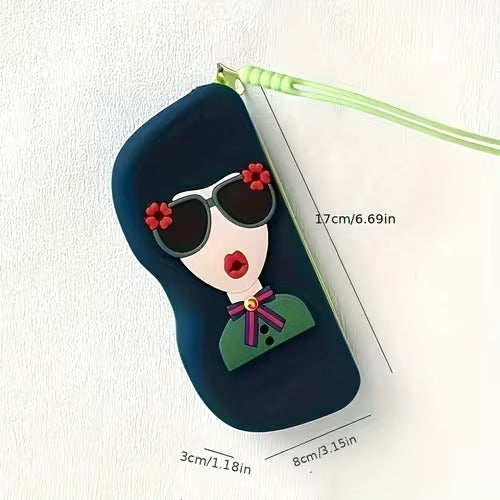 CarryFlex Silicone Sunglasses & Mini Essentials Pouch (1 Pouch Random Color)