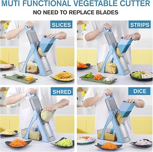 SlicePro All-in-One Vegetable Chopper & Mandolin Slicer