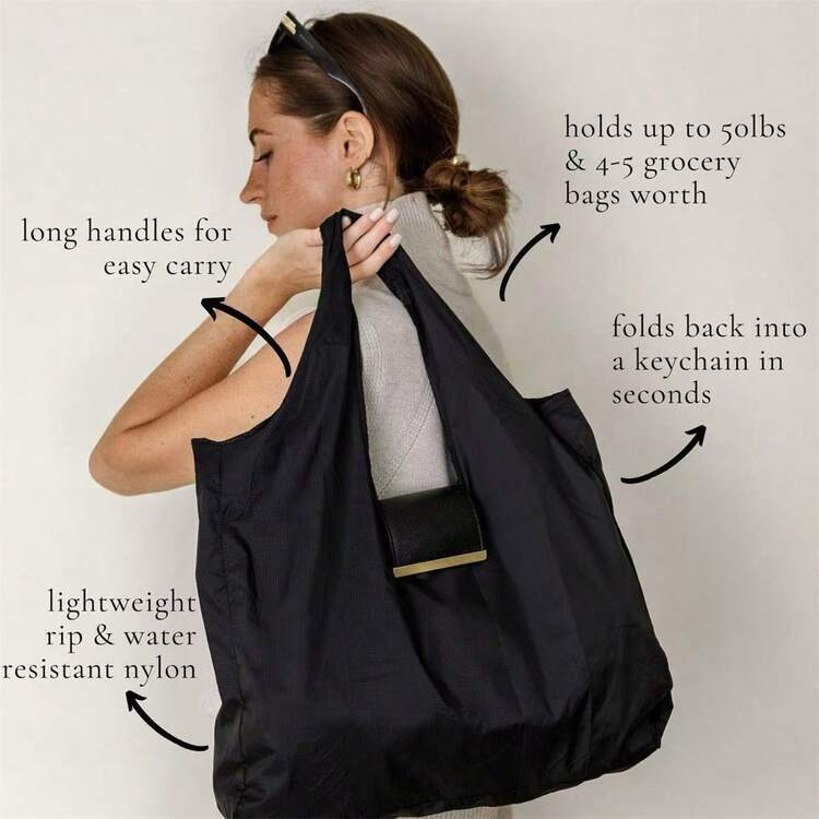 EasyTote Foldable Keychain Shopping Bag