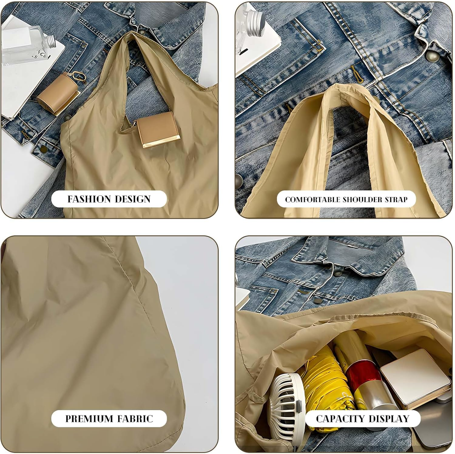 EasyTote Foldable Keychain Shopping Bag