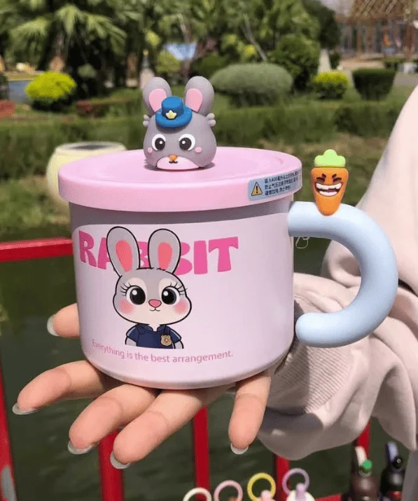 CuteSip Zootopia Inspired Insulated Mug – 500ml