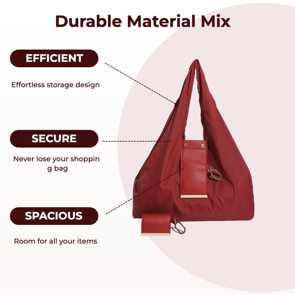 EasyTote Foldable Keychain Shopping Bag